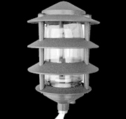 l3100g nsi light louver pagoda 100 watt landscape path lighting